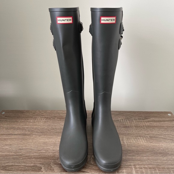 Hunter Shoes - Hunter Original Refined Matte Rain Boot Size 9M Dark Slate Gray